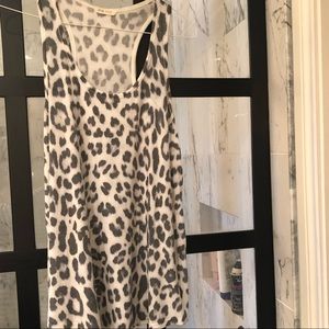Animal Print Loose Fitting Tank